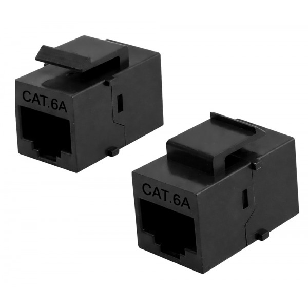 POWERTECH Keystone module RJ45 CAB-N463, CAT 6A UTP, μαύρο - Δικτυακός Εξοπλισμός