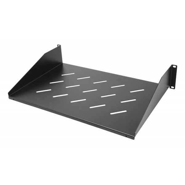 POWERTECH σταθερό ράφι για rack 19" NETW-0053, 2U, βάθος 300mm, μαύρο - Νέα & Ref PC