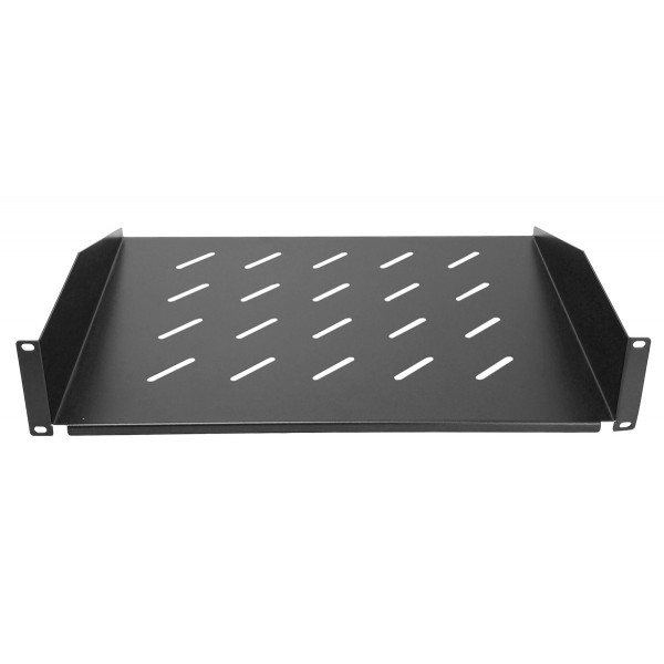 POWERTECH σταθερό ράφι για rack 19" NETW-0054, 2U, βάθος 350mm, μαύρο - Νέα & Ref PC