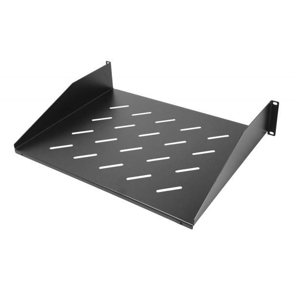 POWERTECH σταθερό ράφι για rack 19" NETW-0054, 2U, βάθος 350mm, μαύρο - Νέα & Ref PC