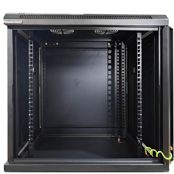 POWERTECH επιτοίχια καμπίνα rack 19" NETW-0055, 600 x 450 x 636mm, 12U - Νέα & Ref PC