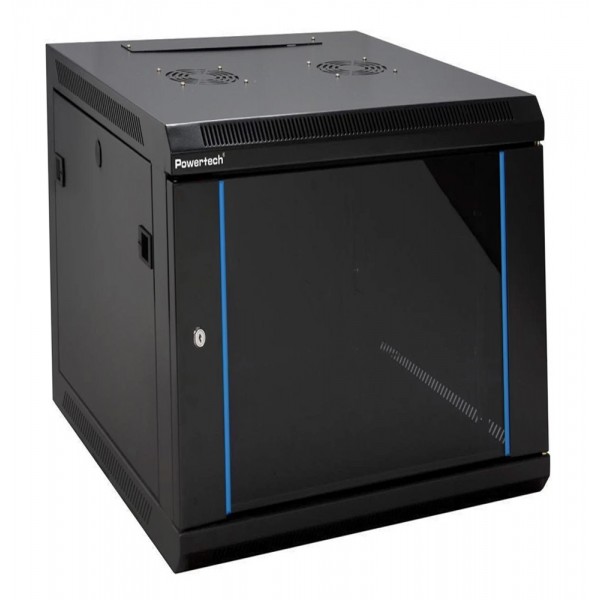 POWERTECH επιτοίχια καμπίνα rack 19" NETW-0055, 600 x 450 x 636mm, 12U - Νέα & Ref PC