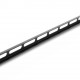 DELOCK cable management panel 67459 για rack 19", 0.5U, βάθος 9mm, μεταλλικό, μαύρο