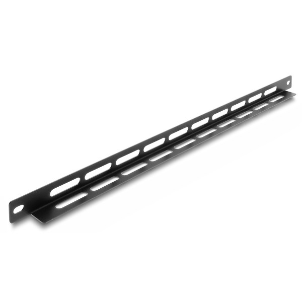 DELOCK cable management panel 67460 για rack 19", 0.5U, βάθος 22mm, μεταλλικό, μαύρο - Νέα & Ref PC