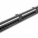 DELOCK patch panel 91087 για rack 19", 1U, 24 θυρών, CAT 6 UTP, με LED, μαύρο
