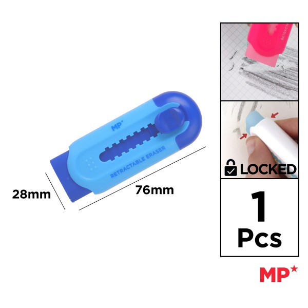 MP πτυσσόμενη γόμα για μολύβι PA1100-1, μπλε - Είδη Γραφείου & Εξοπλισμός