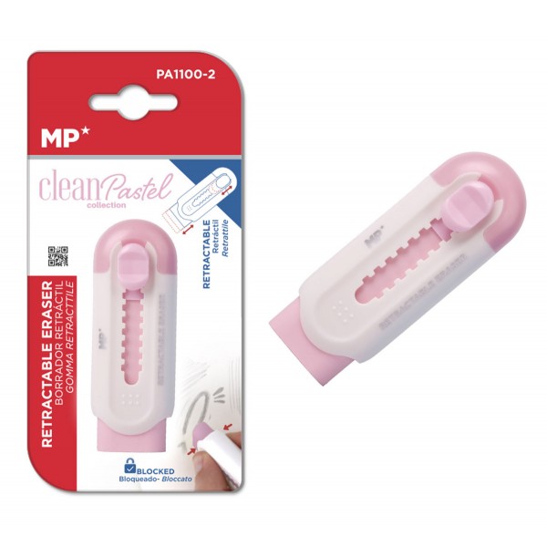 MP πτυσσόμενη γόμα για μολύβι PA1100-2, ροζ - Είδη Γραφείου & Εξοπλισμός