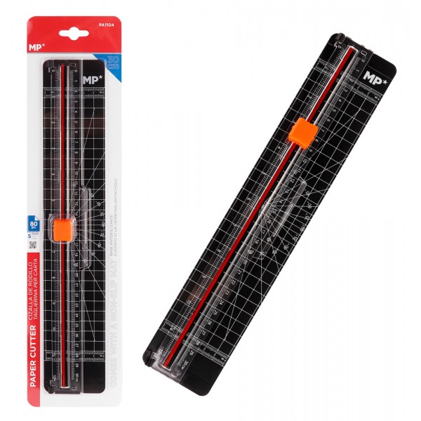 MP κόφτης χαρτιού PA1104, επιτραπέζιος, 30cm, μαύρος - Είδη Γραφείου & Εξοπλισμός