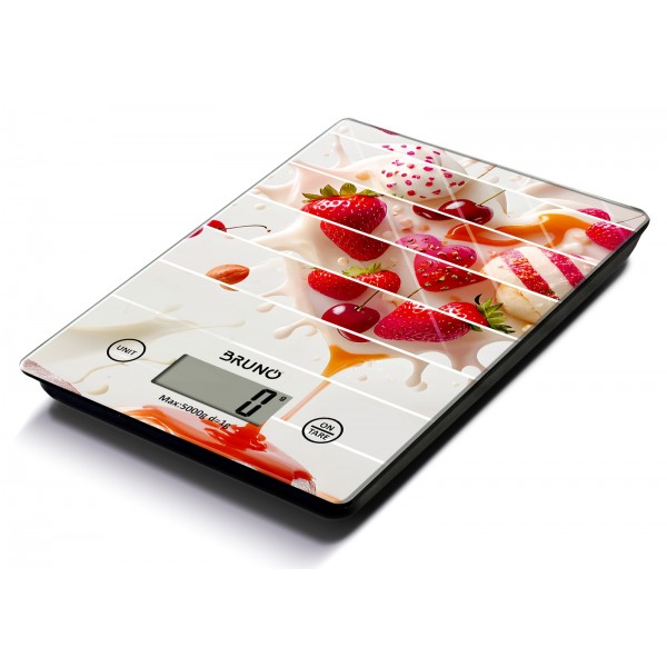 BRUNO ψηφιακή ζυγαριά κουζίνας BRN-0271, 1gr/5kg, Flavor Feast - Ζυγαριές