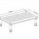 POWERTECH επιτραπέζια βάση οθόνης/laptop PT-1568, 13-32", έως 20kg