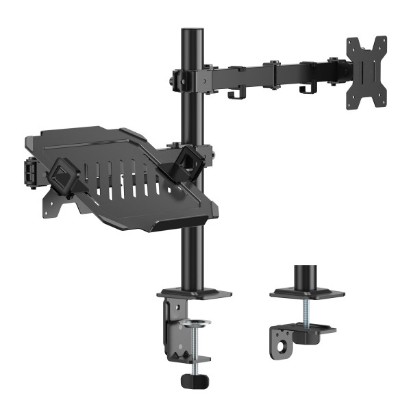 POWERTECH βάση γραφείου οθόνης & laptop PT-1569, 17-32", έως 10kg - Βάσεις TV - Projectors - PC