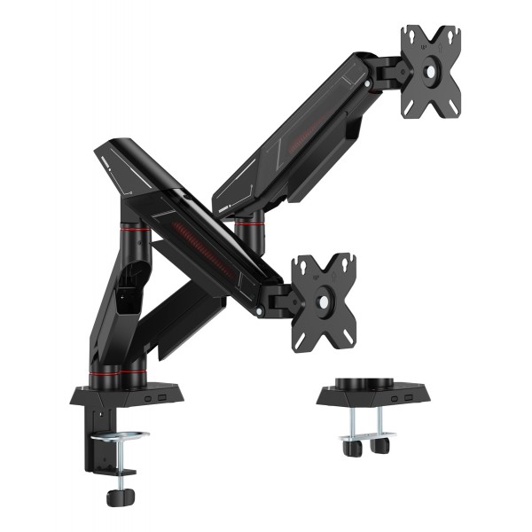 BRATECK βάση γραφείου για 2x οθόνες LDT114-C024, 17-35", έως 12kg - Βάσεις TV - Projectors - PC