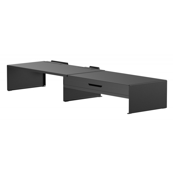 BRATECK επιτραπέζια βάση για οθόνη/laptop/smartphone/tablet STB-128-02 με συρτάρι, 13-32", έως 20kg, heavy duty, μαύρη