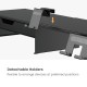 BRATECK επιτραπέζια βάση για οθόνη/laptop/smartphone/tablet STB-128-02 με συρτάρι, 13-32", έως 20kg, heavy duty, μαύρη