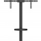 BRATECK βάση τηλεόρασης δαπέδου FS38-46TWE, 37-86", έως 50kg, με ράφι & cable management, ροδάκια, μαύρη