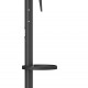 BRATECK βάση τηλεόρασης δαπέδου FS38-46TWE, 37-86", έως 50kg, με ράφι & cable management, ροδάκια, μαύρη