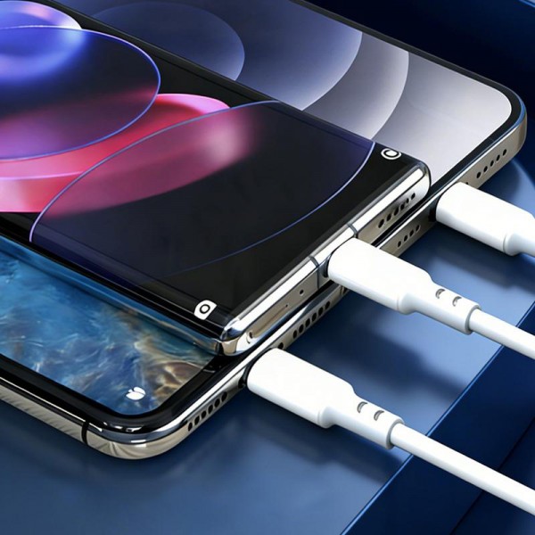KAKUSIGA καλώδιο USB σε USB-C/Lightning/Micro USB KSC-1025, 5A, 480Mbps, 1.2m, λευκό - Περιφερειακά