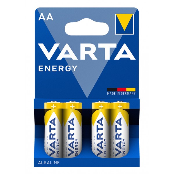 VARTA αλκαλικές μπαταρίες Energy, AA/LR6, 1.5V, 4τμχ - 