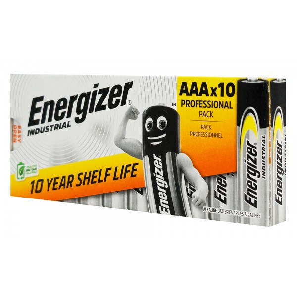 ENERGIZER αλκαλικές μπαταρίες Industrial, AAA/LR03, 1.5V, 10τμχ - 