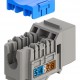 GOOBAY Keystone module RJ45 77951, CAT 6A UTP, slim & short, toolfree, γκρι