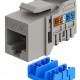 GOOBAY Keystone module RJ45 77951, CAT 6A UTP, slim & short, toolfree, γκρι