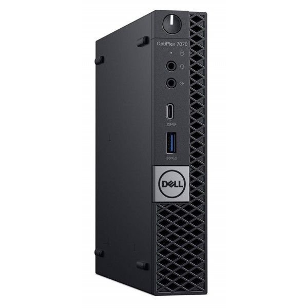 DELL PC OptiPlex 7070 Micro, Refurbished Grade A Repainted, i5-9500T, 8/256GB M.2, WiFi, FreeDOS - 