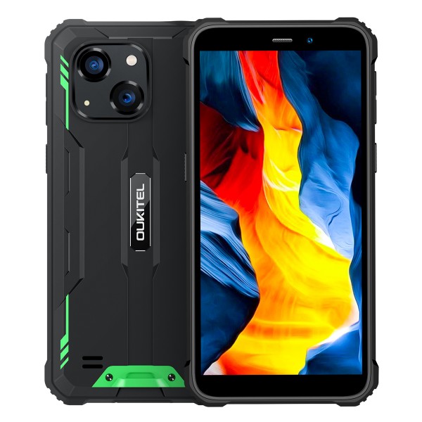 OUKITEL smartphone WP32, 6", 4/128GB, 6300mAh, IP68/IP69K/MIL-STD-810H, πράσινο - Smartphones