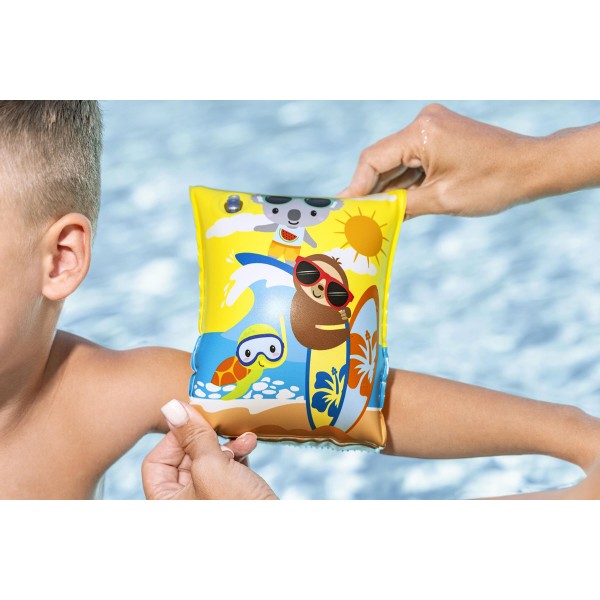 BESTWAY μπρατσάκια 32042, 23x15cm, 3-6 ετών, Surf Buddies - BESTWAY