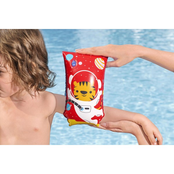 BESTWAY μπρατσάκια 32102, 30x15cm, 5-12 ετών, Astro Tiger - BESTWAY