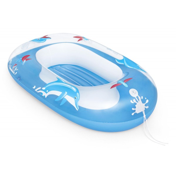 BESTWAY παιδική φουσκωτή βάρκα 34037, 102x69cm, Floatin Friends - BESTWAY