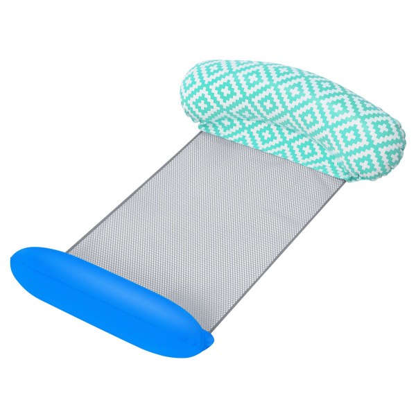 BESTWAY φουσκωτή καρέκλα θαλάσσης 43555, 145x87cm, βεραμάν/μπλε - Είδη Παραλίας