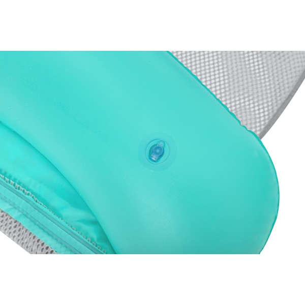 BESTWAY φουσκωτή καρέκλα θαλάσσης 43555, 145x87cm, βεραμάν/μπλε