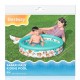 BESTWAY παιδική φουσκωτή πισίνα 51008, 101lt, Φ102x25cm, λευκή/βεραμάν
