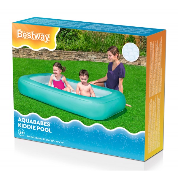 BESTWAY παιδική φουσκωτή πισίνα 51115, 102lt, 165x104x25cm, βεραμάν