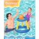 BESTWAY φουσκωτό παιχνίδι μπασκέτα πισίνας/θαλάσσης 52418 με φουσκωτή μπάλα, 61cm, μπλε/κίτρινη