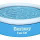BESTWAY παιδική φουσκωτή πισίνα 57392, 940lt, Φ183x51cm, μπλε