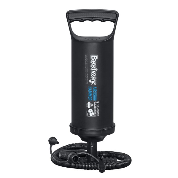 BESTWAY τρόμπα χειρός 62003, 1.85lt, 6PSI, μαύρη - BESTWAY