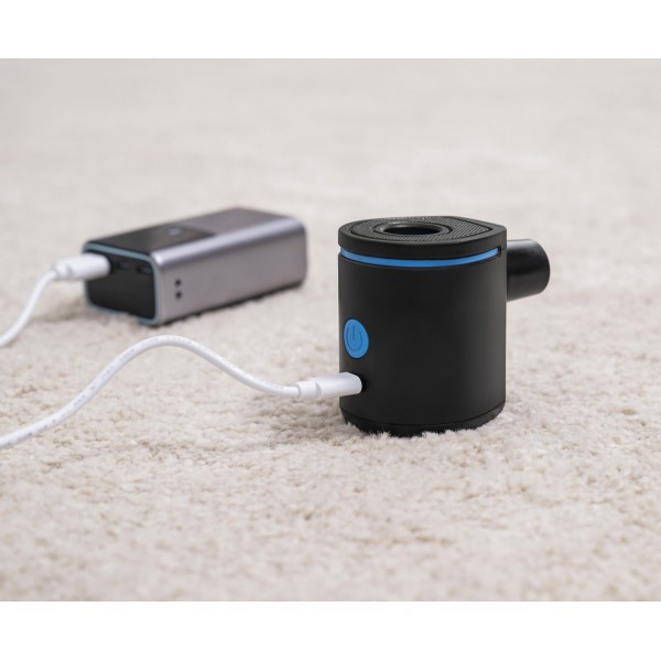 BESTWAY μίνι ηλεκτρική τρόμπα 62289, 90lt, 0.427PSI, USB-C, μαύρη