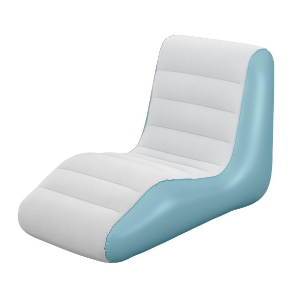 BESTWAY φουσκωτή πολυθρόνα 75127, 133x79x88cm, γαλάζια/λευκή - Είδη Camping