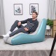 BESTWAY φουσκωτή πολυθρόνα 75127, 133x79x88cm, γαλάζια/λευκή