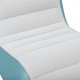 BESTWAY φουσκωτή πολυθρόνα 75127, 133x79x88cm, γαλάζια/λευκή