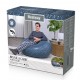 BESTWAY φουσκωτή πουφ πολυθρόνα 75154, 112x112x66cm, μπλε