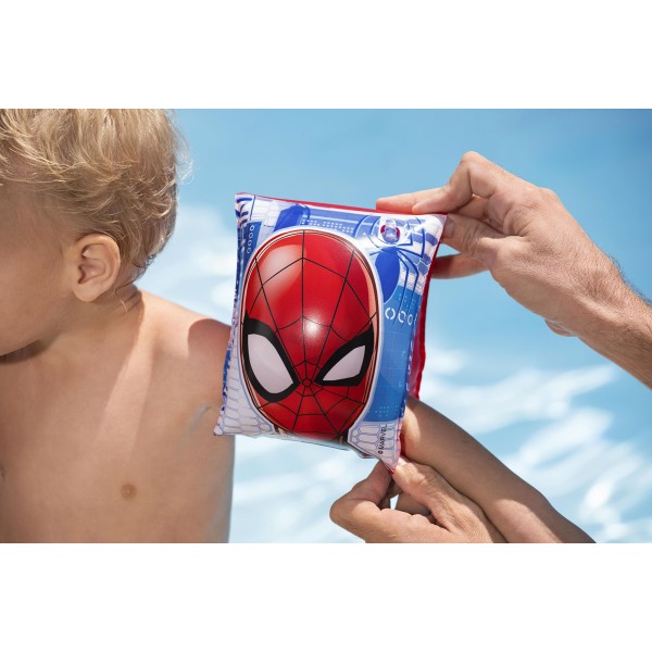 BESTWAY μπρατσάκια 98001, 23x15cm, 3-6 ετών, Spider-Man - Είδη Παραλίας