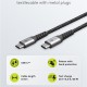 GOOBAY καλώδιο USB-C 49301, 60W, 480Mbps, 0.50m, μαύρο