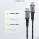 GOOBAY καλώδιο USB-C 49303, 60W, 480Mbps, 2m, μαύρο