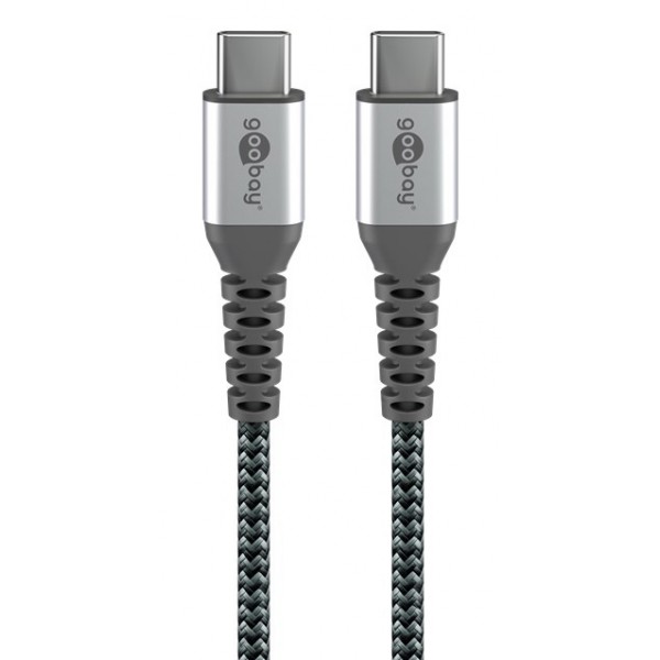 GOOBAY καλώδιο USB-C 49303, 60W, 480Mbps, 2m, μαύρο - 