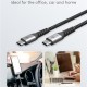 GOOBAY καλώδιο USB-C 49303, 60W, 480Mbps, 2m, μαύρο