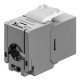 GOOBAY Keystone module RJ45 77942, CAT 6A STP, slim & short, toolfree, ασημί