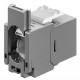 GOOBAY Keystone module RJ45 77942, CAT 6A STP, slim & short, toolfree, ασημί