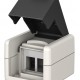 GOOBAY κυτίο για 2x Keystone modules 79169, εξωτερικού χώρου, IP44, λευκό/μαύρο